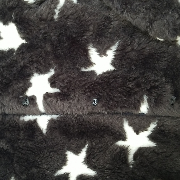 Macy's Kids Epic Threads Girls Black Faux Fur White Star … - Picture 10 of 17